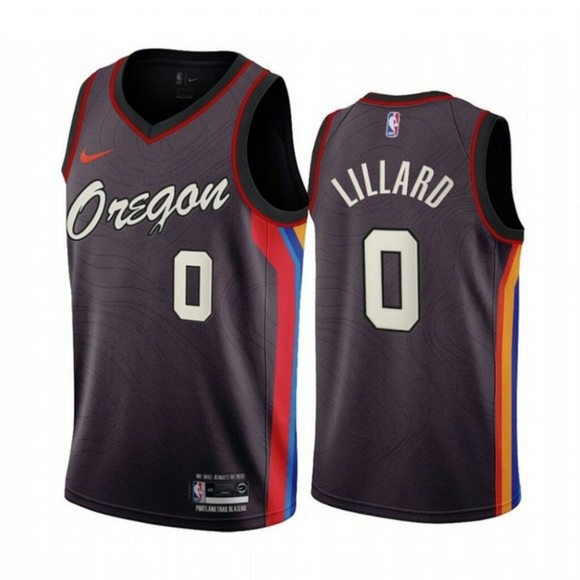 damian lillard city jersey